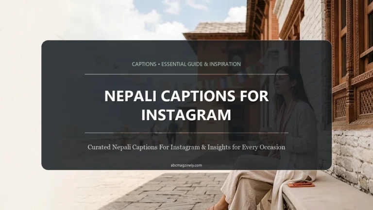 Nepali Captions for Instagram